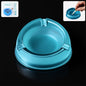 Oblivion Transparent Ashtray with 3 Grooves
