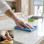 Disposable Clear Plastic Gloves (100  Pc, Medium)