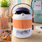 cartoon plastic lunch box double layer