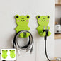 Plastic Adhesive Cable & Socket Holder – 2-Piece Set for Office, Home & Restaurant