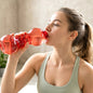 Plastic Dumbbell Shaped Water Bottle 550 ML for Fitness and Daily Hydration