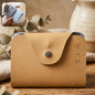 Premium Button Closure Card Holder Wallet with 10 Inner Leafes (1 Pc)