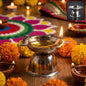 Small sunflower diya stand
