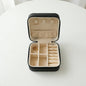Mini PU leather jewellery travel box portable compact organizer India