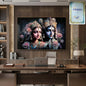 Premium Radha Krishna Royal Artistic Wall Frame (1 Pc, 89x58 Cm)