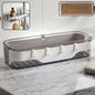 Stylish Bathroom Wall Shelf – 1 Pc, Multi-Purpose Storage Organizer with Hooks