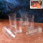 Hexagon Shape Metro Plastic Glass Set 