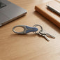 Stylish Metal Key Holder Keychain with Secure Lock Clip 1 Pc