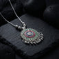 Floral mandala pendant
